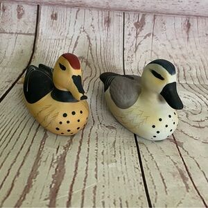 UCGC Vintage Porcelain Mallard Ducks Set Of 2